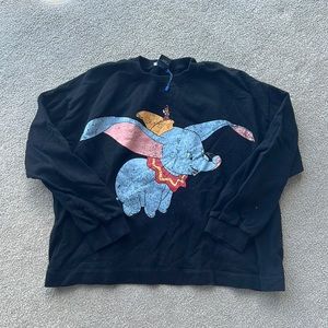 Zara dumbo elephant sweatshirt